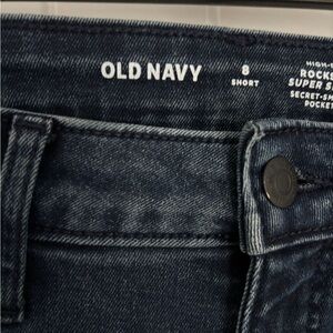 Old Navy High Rise Dark Blue Jeans